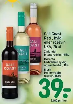 REMA 1000 Cali Coast Rød-, hvid- eller rosévin tilbud