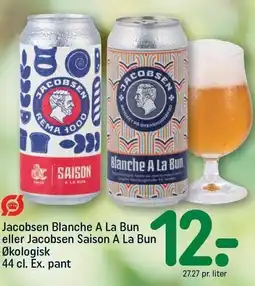 REMA 1000 Jacobsen Blanche A La Bun eller Jacobsen Saison A La Bun Økologisk tilbud