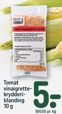REMA 1000 Tomat vinaigrette krydderiblanding tilbud