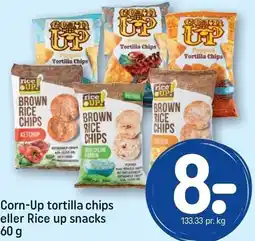 REMA 1000 Corn-Up tortilla chips eller Rice up snacks tilbud