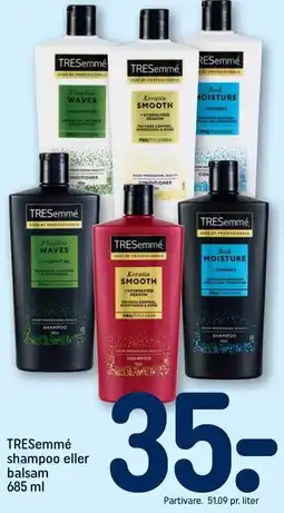 REMA 1000 TRESemmé shampoo eller tilbud