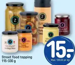 REMA 1000 Street food topping tilbud