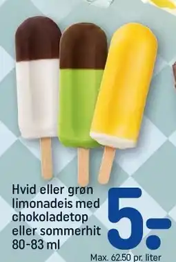 REMA 1000 Hvid eller grøn limonadeis tilbud