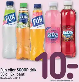 REMA 1000 Fun eller SCOOP drik tilbud