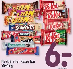 REMA 1000 Nestlé eller Fazer bar tilbud