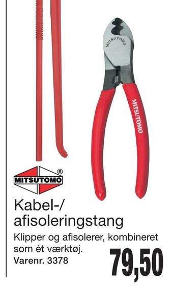 Harald Nyborg Kabel-/ afisoleringstang tilbud