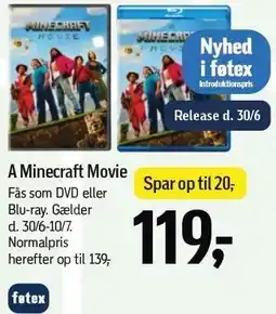 Føtex A Minecraft Movie tilbud