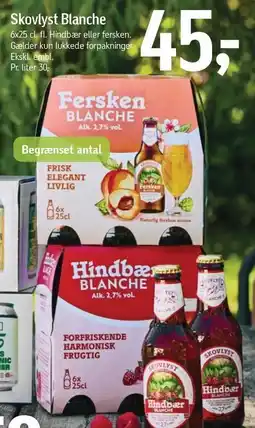 Føtex Skovlyst Blanche 6x25 cl tilbud