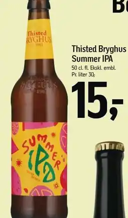 Føtex Thisted Bryghus Summer IPA 50 cl tilbud