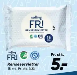 Bilka Salling Fri Renseservietter tilbud