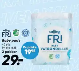 Bilka Salling Fri Baby pads tilbud