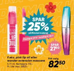 Bilka F.eks. pink lip oil eller wonder extension mascara tilbud