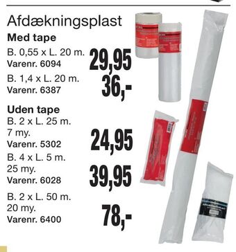 Harald Nyborg Afdækningsplast tilbud
