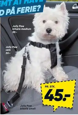 Bilka Jolly Paw sele tilbud