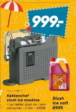 Bilka Køkkenchef slush ice maskine tilbud
