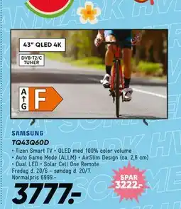 Bilka SAMSUNG TQ43Q60D tilbud