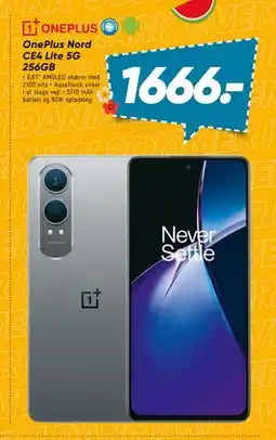 Bilka OnePlus Nord CE4 Lite 5G 256GB tilbud
