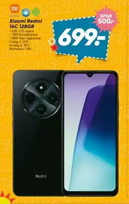 Bilka Xiaomi Redmi 14C 128GB tilbud