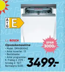 Bilka Opvaskemaskine tilbud
