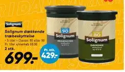 Bilka Solignum dækkende træbeskyttelse tilbud
