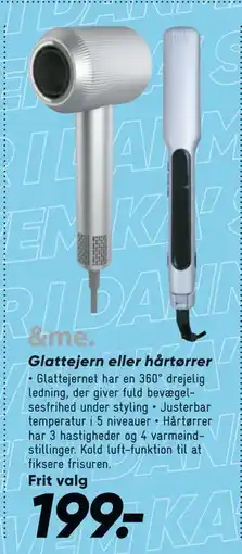 Bilka Glattejern eller hårtørrer tilbud