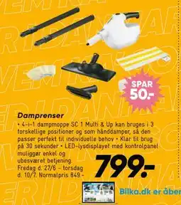 Bilka Damprenser tilbud