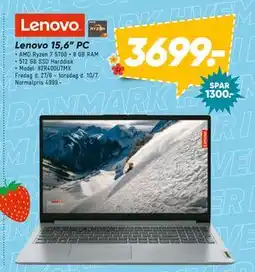 Bilka Lenovo 15,6” PC tilbud