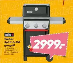 Bilka Weber Spirit E-310 gasgrill tilbud