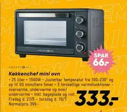 Bilka Køkkenchef mini ovn tilbud