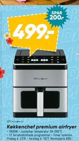 Bilka Køkkenchef premium airfryer tilbud