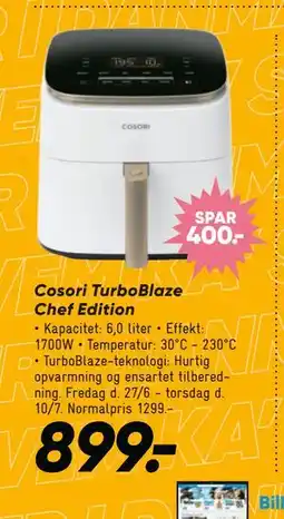 Bilka Cosori TurboBlaze Chef Edition tilbud