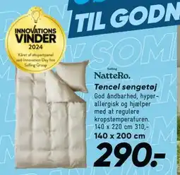 Bilka Tencel sengetøj tilbud