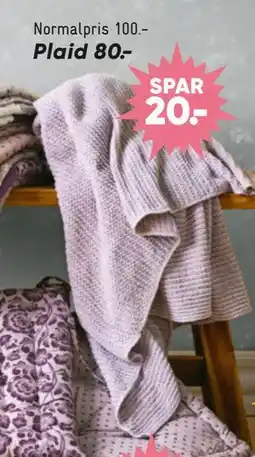 Bilka Plaid tilbud