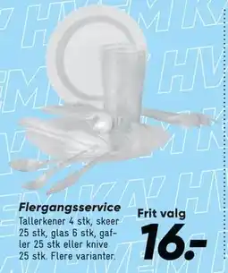 Bilka Flergangs service tilbud