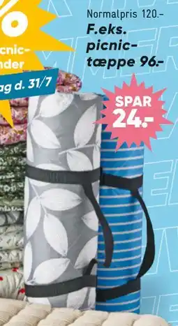 Bilka picnic tæppe tilbud