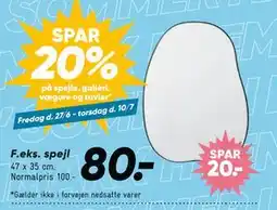 Bilka spejl tilbud