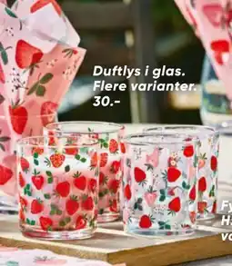Bilka Duftlys i glas tilbud