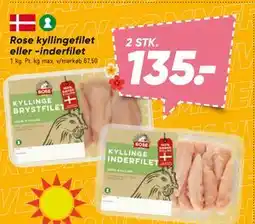 Bilka Rose kyllingefilet eller -inderfilet tilbud