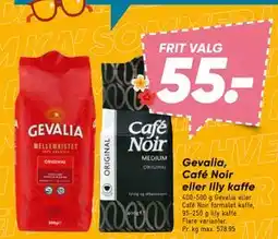 Bilka Gevalia, Café Noir eller Illy kaffe tilbud
