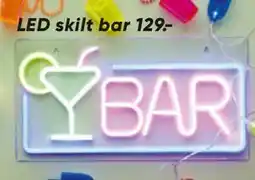 Bilka LED skilt bar tilbud