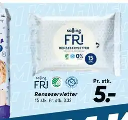 Bilka Renseservietter tilbud