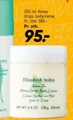 Bilka 250 ml Honey drops bodycreme tilbud