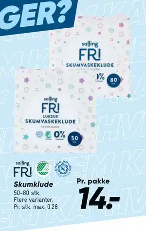 Bilka Skumklude tilbud