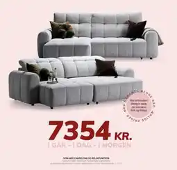 Daells Bolighus SOFA MED CHAISELONG OG RELAXFUNKTION tilbud
