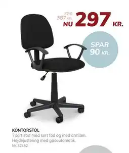 Daells Bolighus KONTORSTOL tilbud