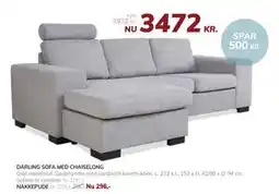 Daells Bolighus DARLING SOFA MED CHAISELONG tilbud