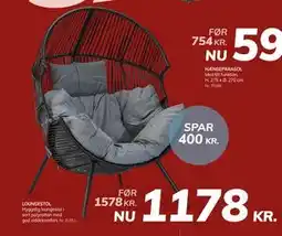 Daells Bolighus LOUNGESTOL tilbud