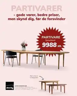 Daells Bolighus SKOVBY SPISEBORD SM29 tilbud