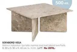 Daells Bolighus SOFABORD VEGA tilbud