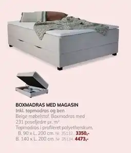 Daells Bolighus BOXMADRAS MED MAGASIN tilbud